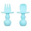 Utensils Baby, Utensil Set, Chewtensils Silicone Baby Spoons