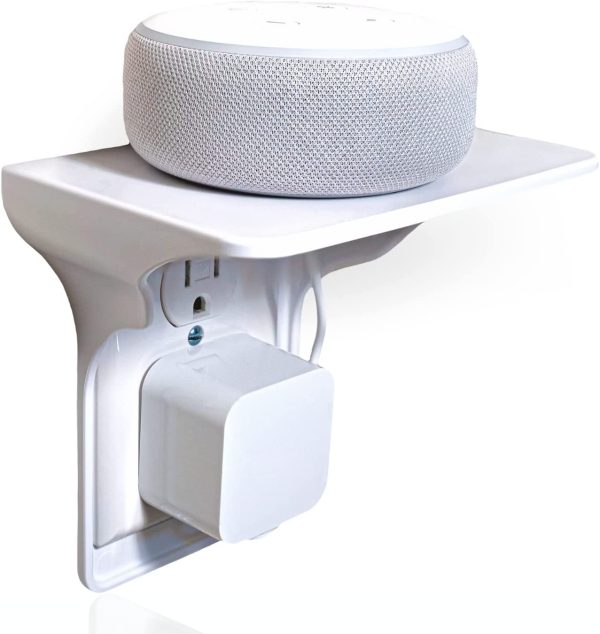 Power Perch Socket Outlet Shelf – Smart Home Essentials Bathroom Organizer