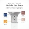 Power Perch Socket Outlet Shelf – Smart Home Essentials Bathroom Organizer - Image 2
