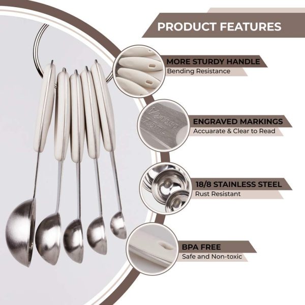 10-Piece Measuring Spoon Set By Chef élite Kitchenwares - Image 2