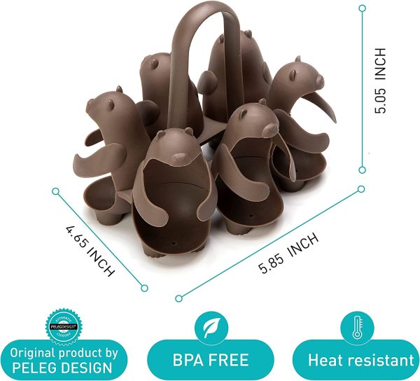 Peleg Design Eggbears 3-in-1 Cook, Store and Serve Egg Holder - Image 2