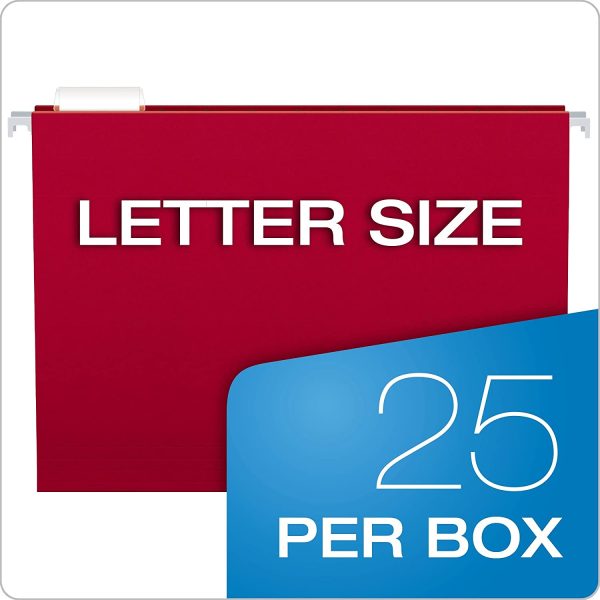 Pendaflex Hanging File Folders, Letter Size, Assorted Colors - Image 2