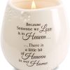 avilion Gift Company 19177 In Memory of Loved One Ceramic Soy Wax Candle 8 oz