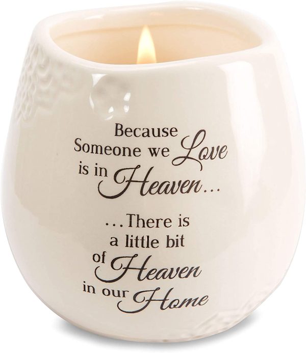 avilion Gift Company 19177 In Memory of Loved One Ceramic Soy Wax Candle 8 oz