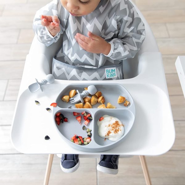 Silicone Grip Dish, Suction, Divided & Baby Toddler Plate - Image 2