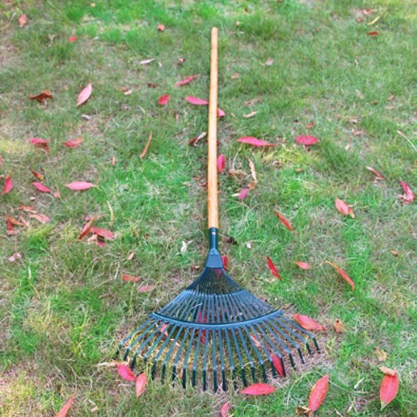 SGerste 22 Teeth Heavy Duty Steel Metal Rake Head Lawn Leaves Garden - Image 2