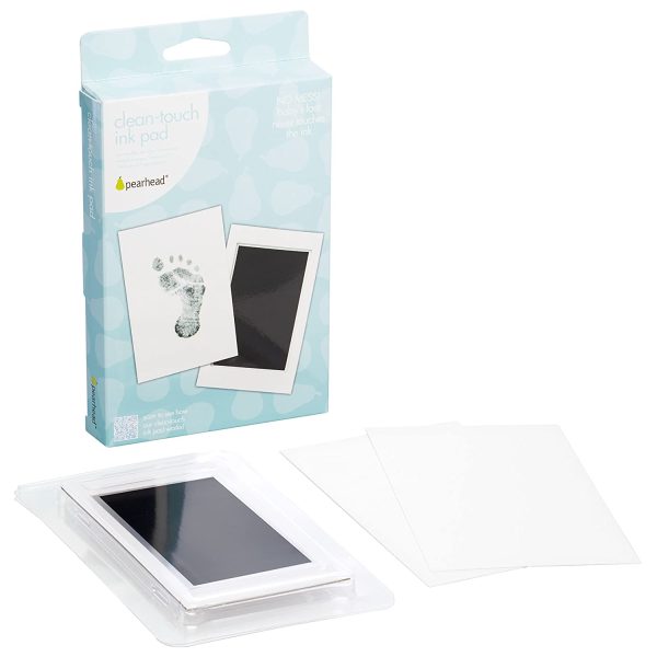 Newborn Baby Handprint or Footprint Clean-Touch Ink Pad Kit