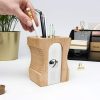 Suck UK | Desk Organizer | Wooden Pen Holder & Pencil Holder For Desk - Image 2