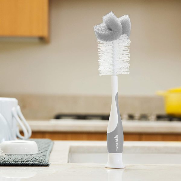 Spong Bottle Brush, 2 Pack, Grey - Image 2