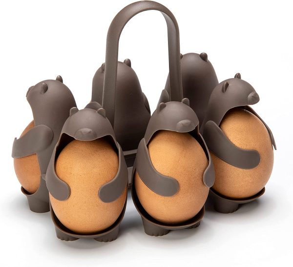 Peleg Design Eggbears 3-in-1 Cook, Store and Serve Egg Holder