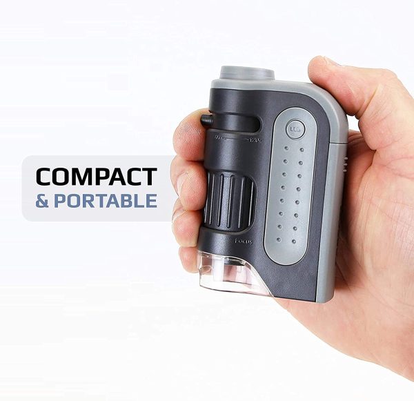 Carson MicroBrite Plus 60x-120x LED Lighted Pocket Microscope - Image 2