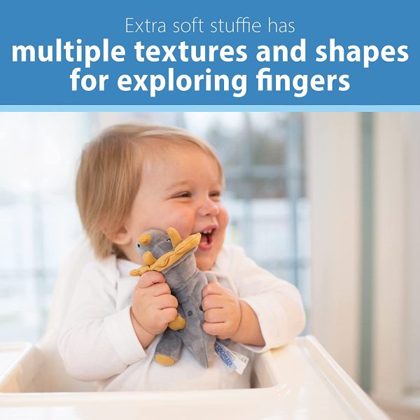 Dr. Brown's Baby Lovey Pacifier Holder & Teether Clip - Image 2