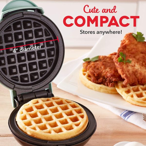 Mini Maker for Individual Waffles, Hash Browns - Image 3