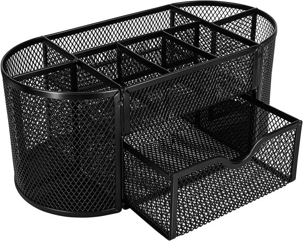 Basics Mesh Desk Office Organizer